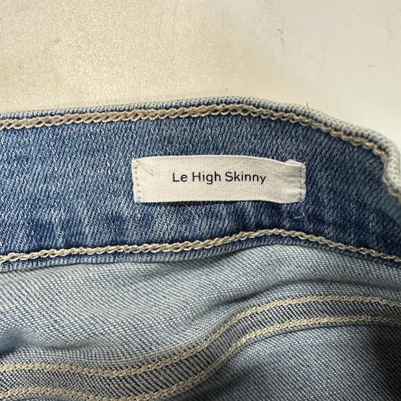Frame Le High Skinny Jeans size 31 Light Wash - Picture 6 of 10